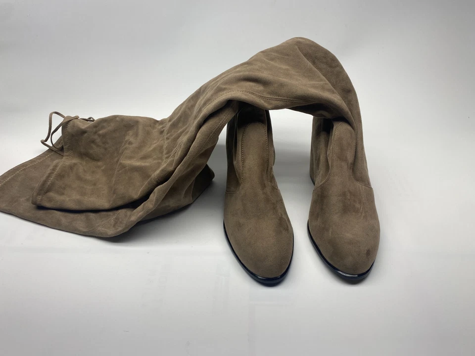 Botas altas Steve Madden Slayer para mujer color topo sobre la rodilla talla 9,5 Foto 4 de 4