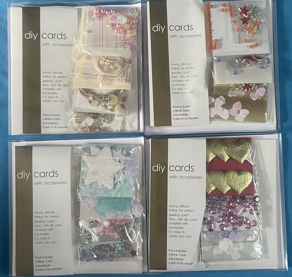 DIY Cards With Accessories Card Making Kit. Brand New. FREE P+P. 576 ...