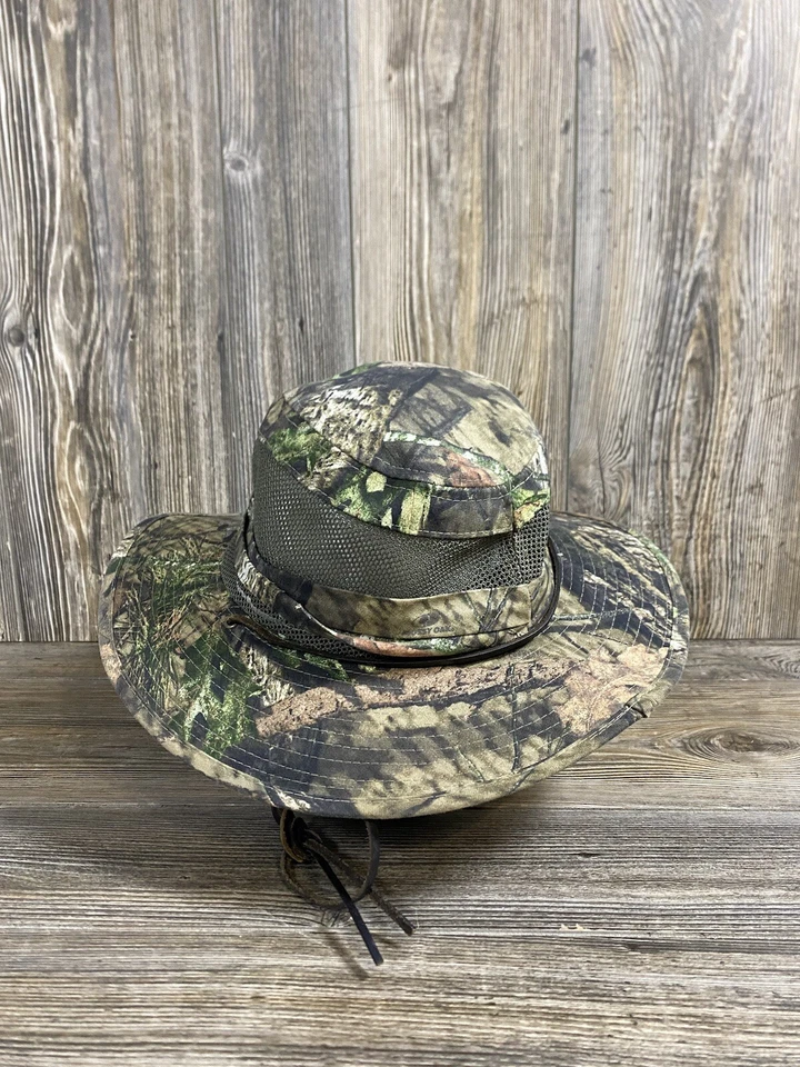 Sombrero Boonie Camuflaje Roble Mossy De Colección S/M Gorra Exterior Empresa Malla Caza Pesca Foto 4 de 4
