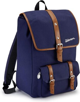 Rucksack 15'' Laptop Business Multi Taschen Outdoor Reise Blau 