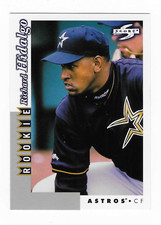 1998 Score Baseball Card Richard Hidalgo Houston Astros #RT240 Rookie RC Traded. rookie card picture