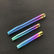Titanium Alloy Portable Tweezers High Elasticity Flat Head EDC Outdoor Clamper