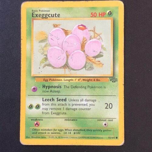 WOTC jungle set /64 rare uncommon - common singles vintage Pokemon cards - Picture 42 of 54