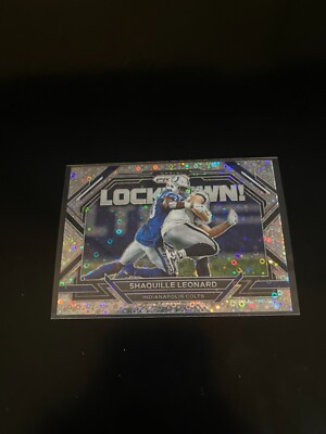 Shaquille Leonard 2022 Panini Prizm Lockdown Disco Prizm Colts PWE