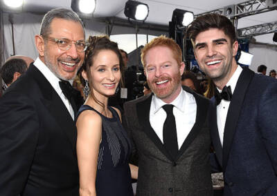 Jeff Goldblum dancer Emilie Livingston Jesse Tyler Ferguson Justin - Old Photo 3