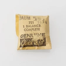 BFG 158, 58 Balance Complete Watch Part Bestfit 721/1635 New Old Stock