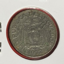 Pièce de 20 centimes Equateur 1972
