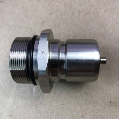 NITTO KOHKI 1  SS Quick Connect Coupling M40x1.5mm for Physical Chemical Devices
