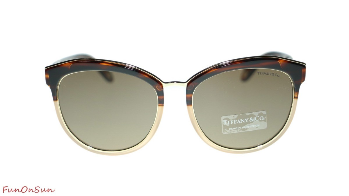 TIFFANY & CO Sunglasses TF4146 824773 Havana Fading Camel  display picture 3