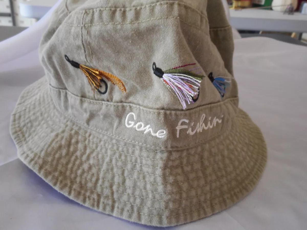 Gone Fishin Hat - Free Shipping with 6 or more items