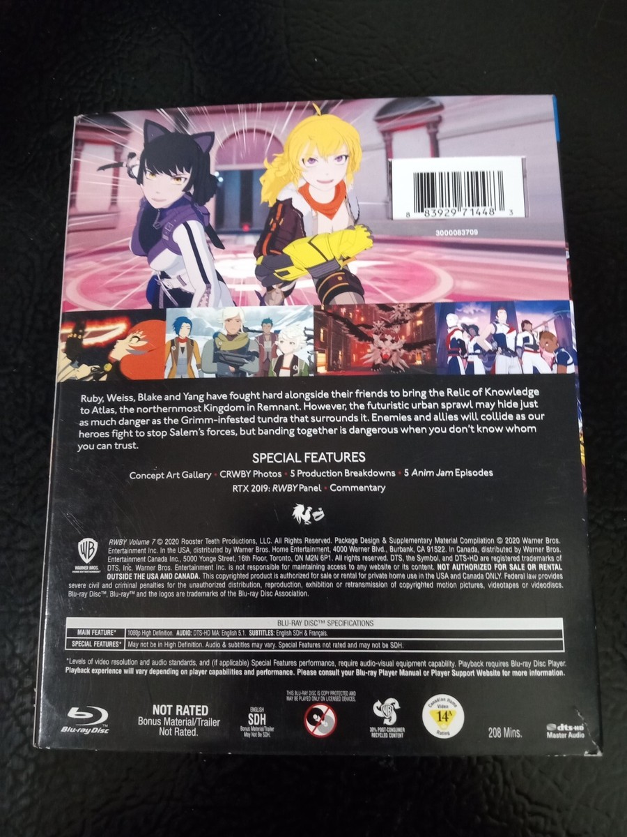 RWBY: Volume 7 (Blu-Ray) | eBay