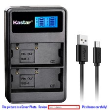 Kastar Battery Dual Charger for Genuine Olympus BLH-1 BLH-01 PS-BLH1 Battery