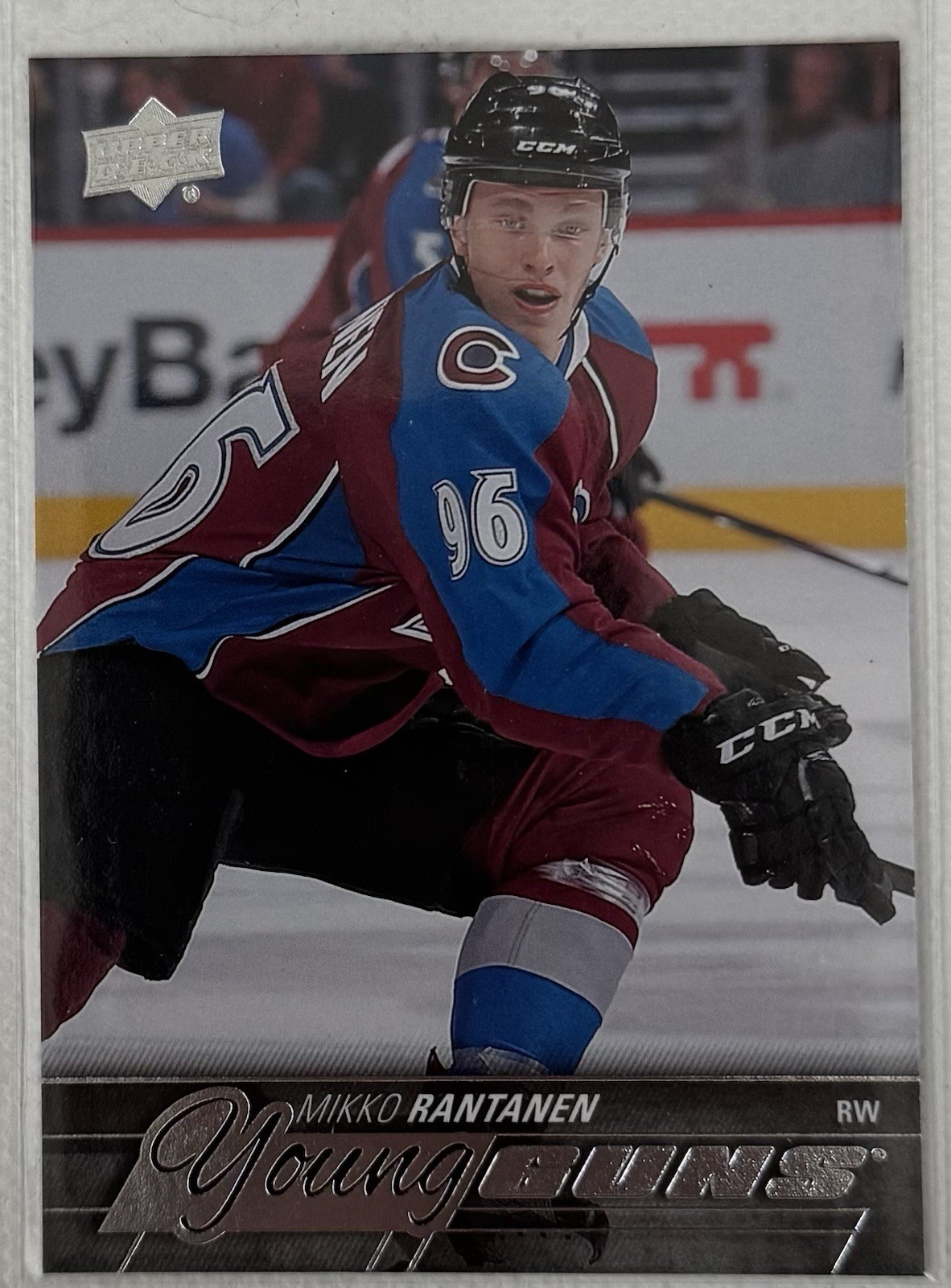 2015-16 Upper Deck Mikko Rantanen Young Guns #206 UD Series 1 Rookie