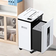 Boyuevi 200-Sheet Auto Feed Paper Shredder Office 40 Minutes Nonstop Heavy Duty