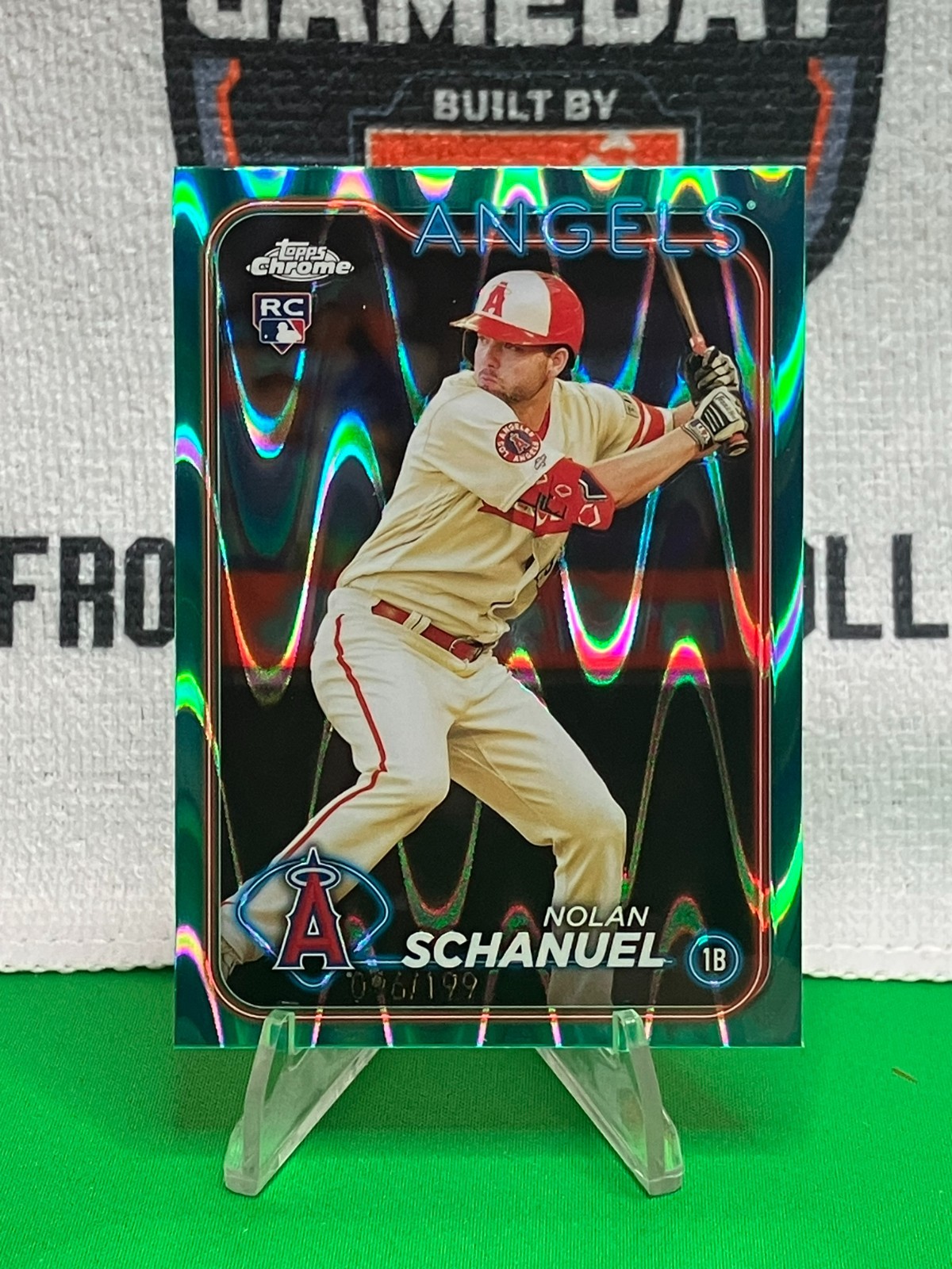 2024 Topps Chrome - Nolan Schanuel #274 - Aqua RayWave Refractor /199 (RC)