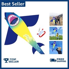 Large Shark Kites for Kids  Adults, Easy to Fly, Beginner Kite for Boys  Girls