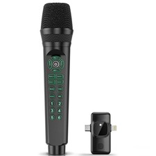 Karaoke  Live Streaming Microphone with Built-in Sound Card for TikTok YouTu...