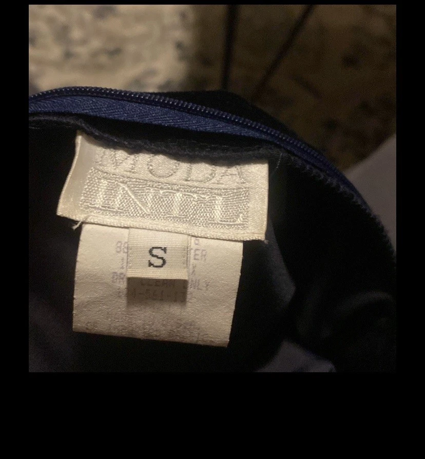 Mono de terciopelo vintage Groovy Catsuit ojo de cerradura cuello falso para mujer talla pequeña” Foto 3 de 4