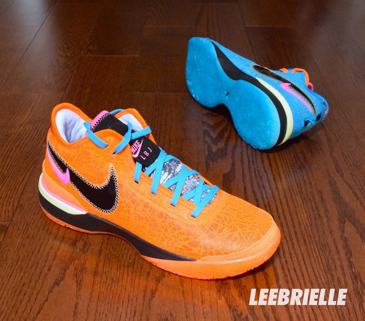 LeBron NXXT Gen オレンジ、ブルー Nike Lebron NXXT Gen 'I Promise' Multi-Color Orange Blue