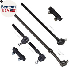 6Pc Set Front Suspension Kit Tie Rod Adjusting Sleeve Outer and Inner Tie Rod En