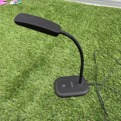 SUNBEAM FLEXIBLE NECK LED DESK LAMP ADJUSTABLE LIGHT ENERGY STAR black 