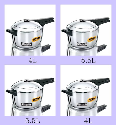 #ad New Hawkins Futura Pressure Cooker Stainless Steel Inner Lid Cooker Induction $207.57