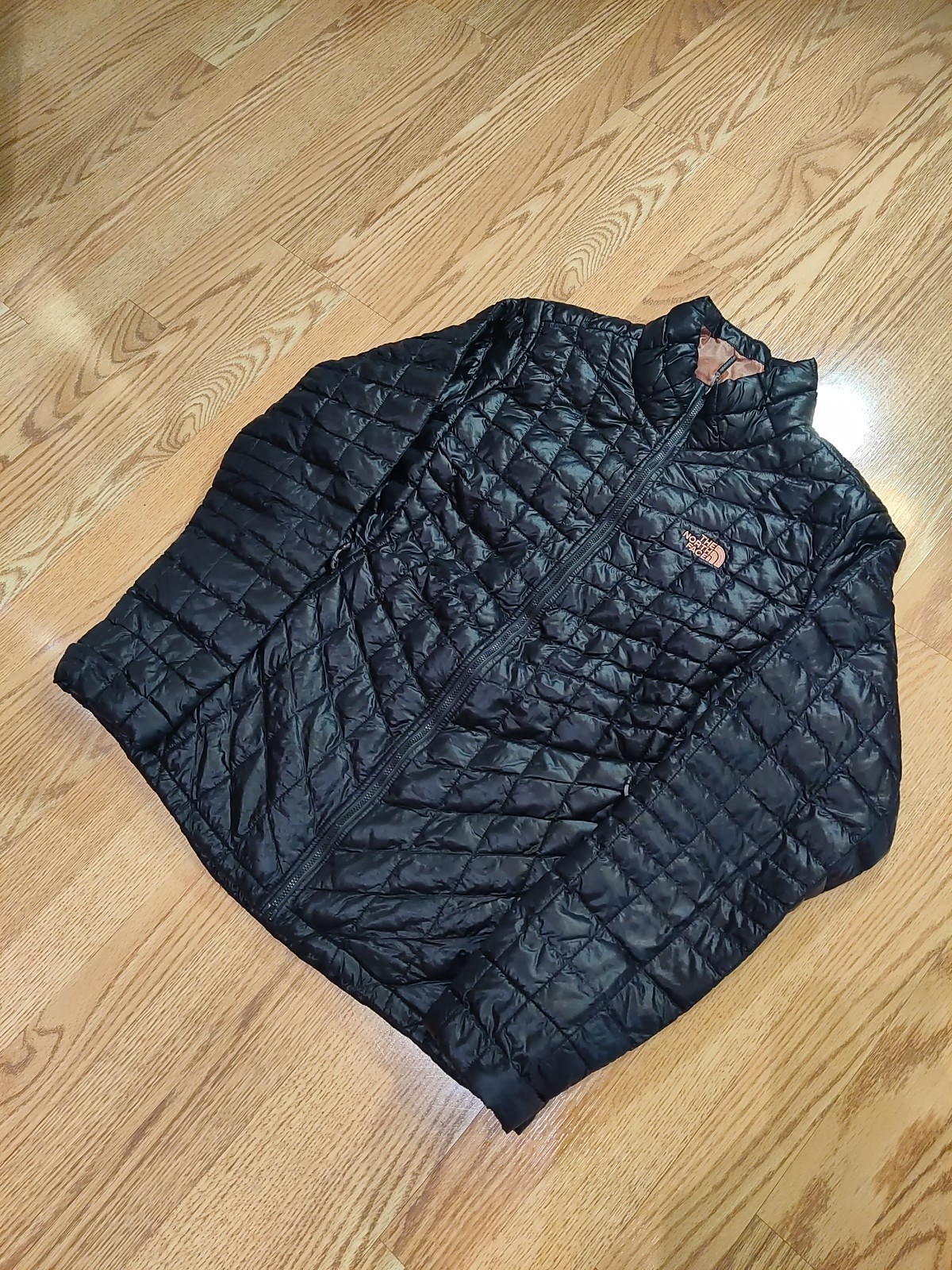 Northface Light Full Zip Up Theroball Puffer Jack… - image 2