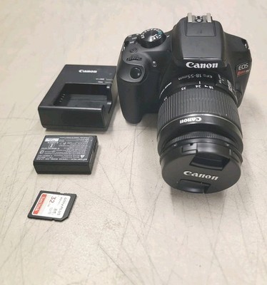 Canon EOS Rebel T6 18MP DSLR Camera Kit W 18-55mm Lens.