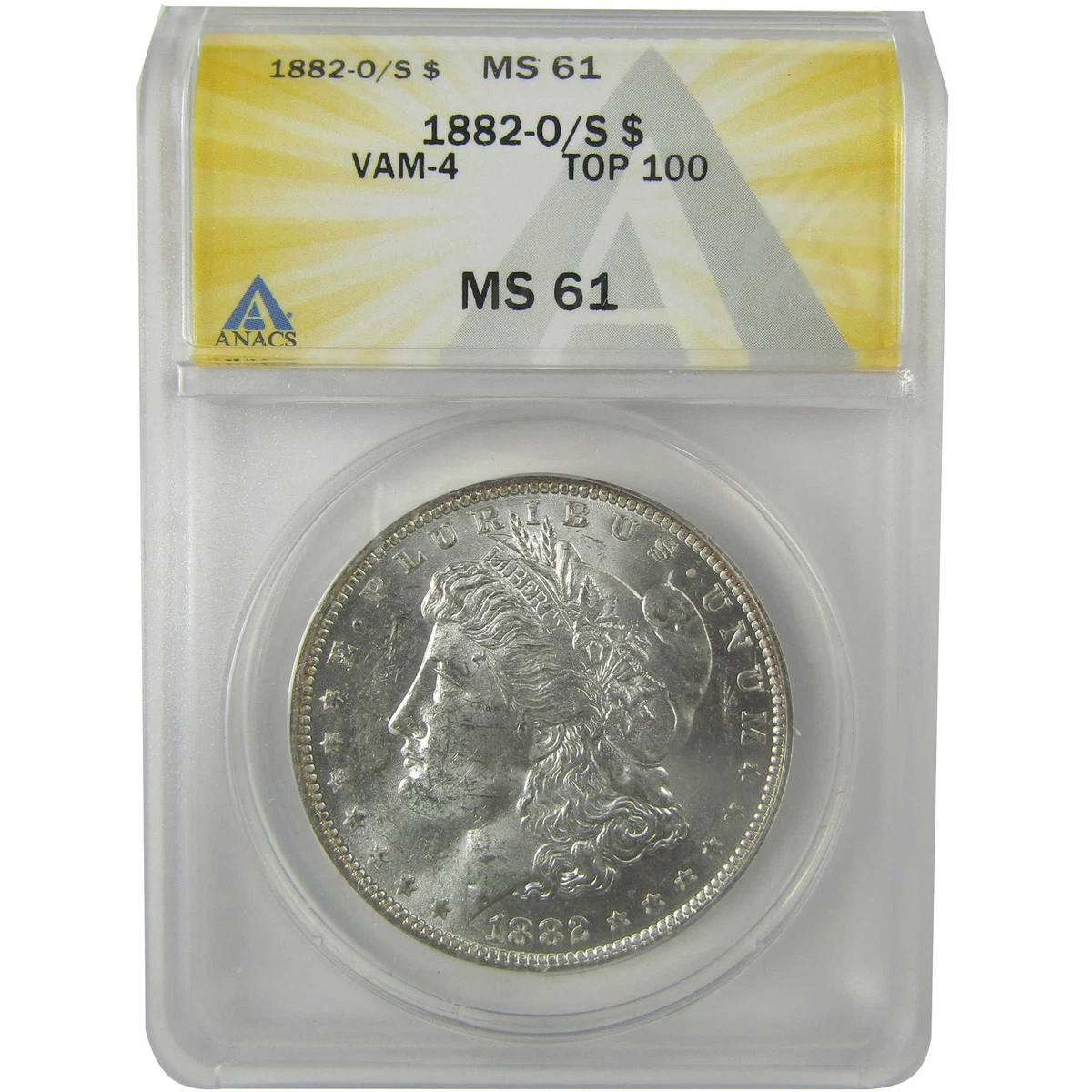 MS 61 Graded 1882 Year Morgan US Dollars (1878-1921) for sale | eBay