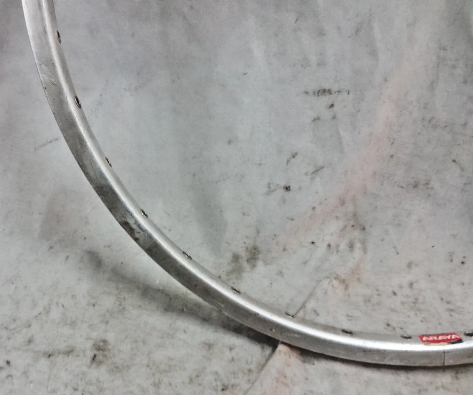 Araya 24" Corrida BMX Bicicleta Aro Prata 36S Bicicleta Reclinada Infantil Aro Freio Comuter - Imagem 4 de 4