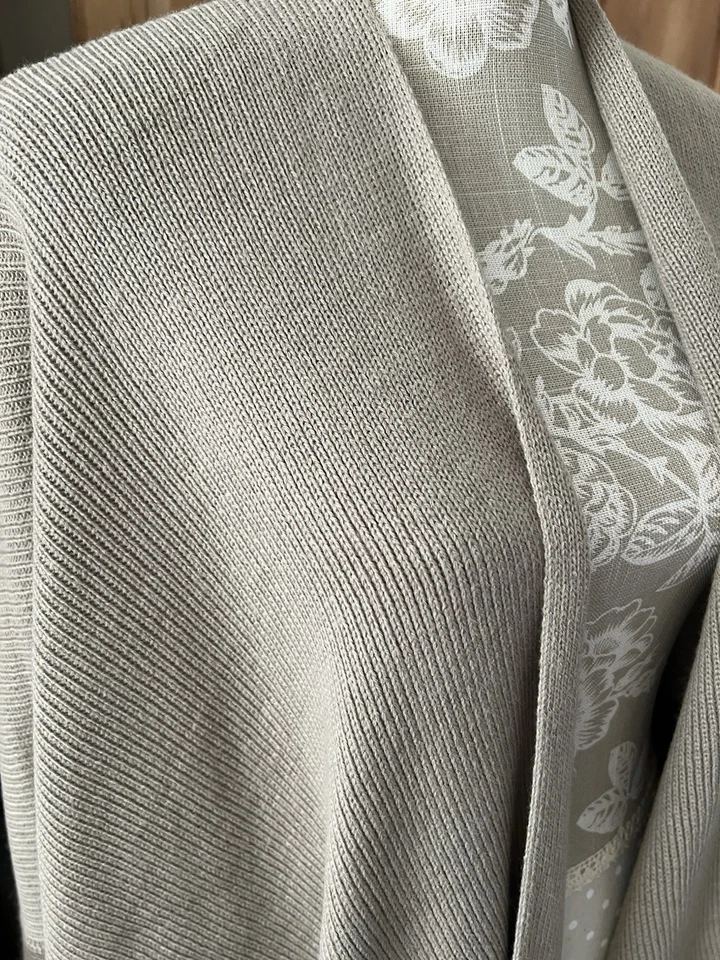 BHS Women’s Cape Jacket One Size Beige Wool Blend - Image 4 of 4