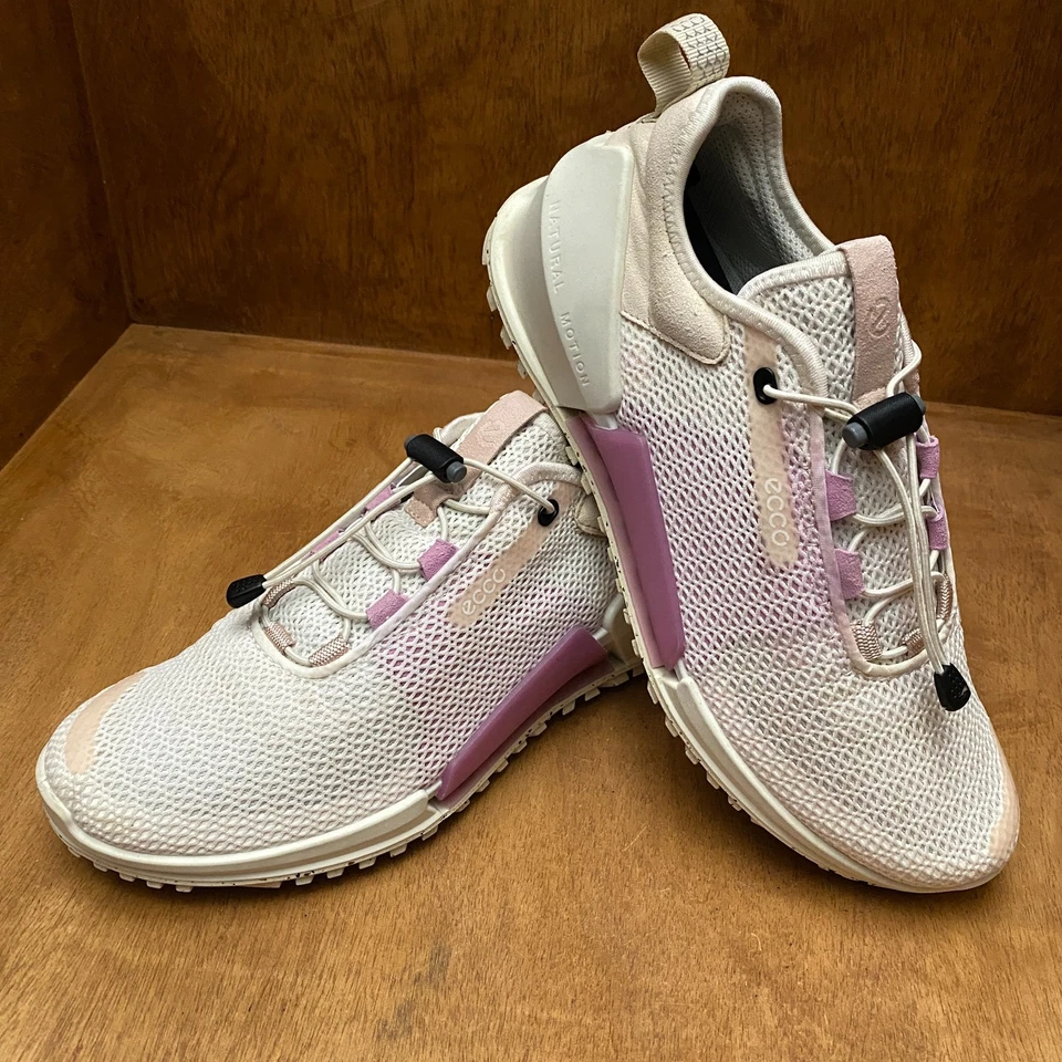 Женские кроссовки ECCO Biom 2.0 Breathru Cross размер 7-7,5 ЕС 38 белые розовые - Изображение 2 из 4
