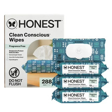 The Honest Company Plant Based Baby Wipes Fragrance Free 288 Count fastship