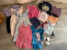 Kleiderpaket Mädchen 110 - 116, Frühling Sommer, 25 Teile