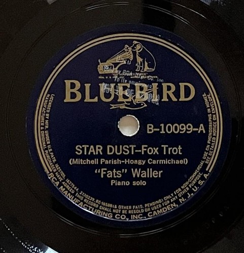 Fats Waller Star Dust / Keepin' Out of Mischief Now 78 rpm E+ Bluebird B-10099 - Picture 5 of 6