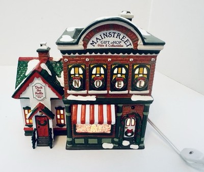 Department 56 Original Snow Village 1997 Mainstreet Gift Shop Hand Painted