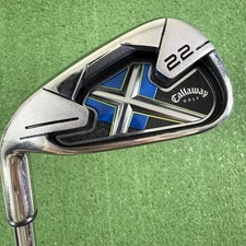 Callaway X-22 X22 5 Iron Left Handed Uniflex Steel Shaft -1/2” Short