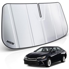 MZS Windshield Sun Shade Compatible with Camry 2012-2017, Foldable Car Front ...
