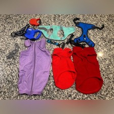 Small Dog Accessory Bundle Harness Leash Pet Supplies Lot