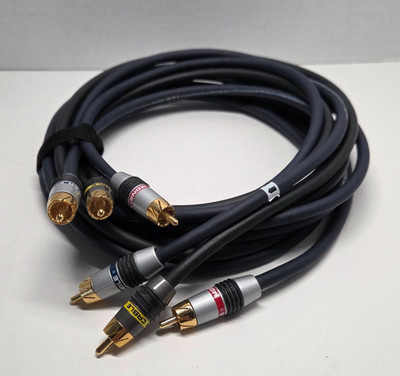 Monster Cable Interlink 400 MKII | 2m / 6.6' | RCA Audio Cable - 3 Cables