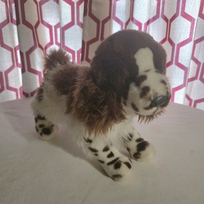 Springer Spaniel Plush Bass Pro Shops Realistic White Brown Dog Douglas Dupe