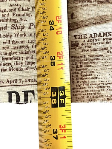 Windham Fabrics Tavern Signs Newspaper Print Fabric 1 Yard x 42” - Picture 7 of 10