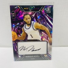 Markquis Nowell Auto /5 2023 Wild Card Metallix RC 