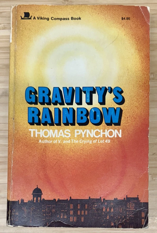 Thomas Pynchon / GRAVITY'S RAINBOW 1st Edition 1973 Viking Compass $4.95 PB - Image 2 of 4
