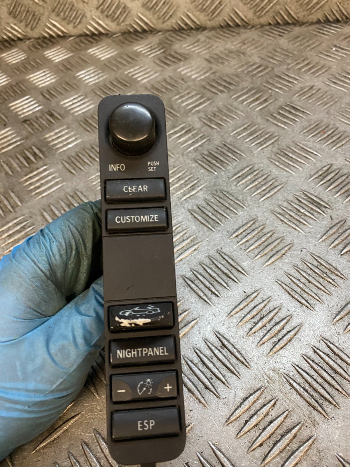 SAAB 9-3 93 2003-2006 CONVERTIBLE CABRIO ROOF NIGHTPANEL SWITCH ESP 12795206