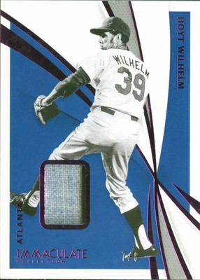 Hoyt Wilhelm 2021 Immaculate Game Worn Jersey Patch 7/8 Atlanta Braves