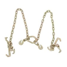 G70 V-Chain Bridle w/RTJ Cluster Hooks  Grab Hooks, 36 Tow Chain 5400LBS