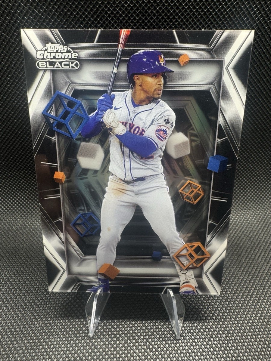 2025 Topps Chrome Black Francisco Lindor Depths Of Darkness Case 