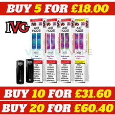 IVG Air Pods | Replacement Pods - Prefilled | 20mg 2ml | 2 Pcs | E-Cig | UK
