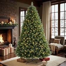   Home 7.5 ft Pre-Lit Grand Duchess Fir Chris...